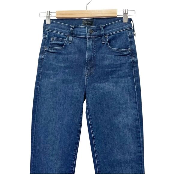 NWT MOTHER The Rascal Raw Hem High Waist Ankle Snippet in Mint Condition Size 24 - Picture 5 of 16